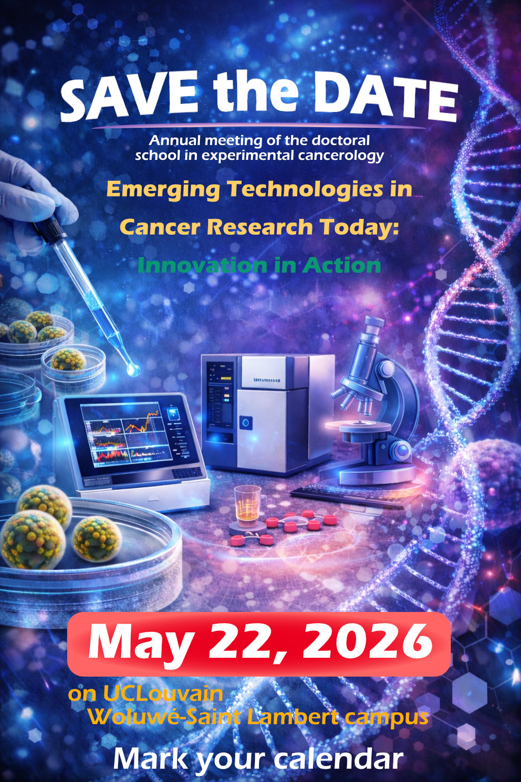 Photo illustrant l’événement suivant: Emerging Technologies in Cancer Research Today: Innovation in Action
